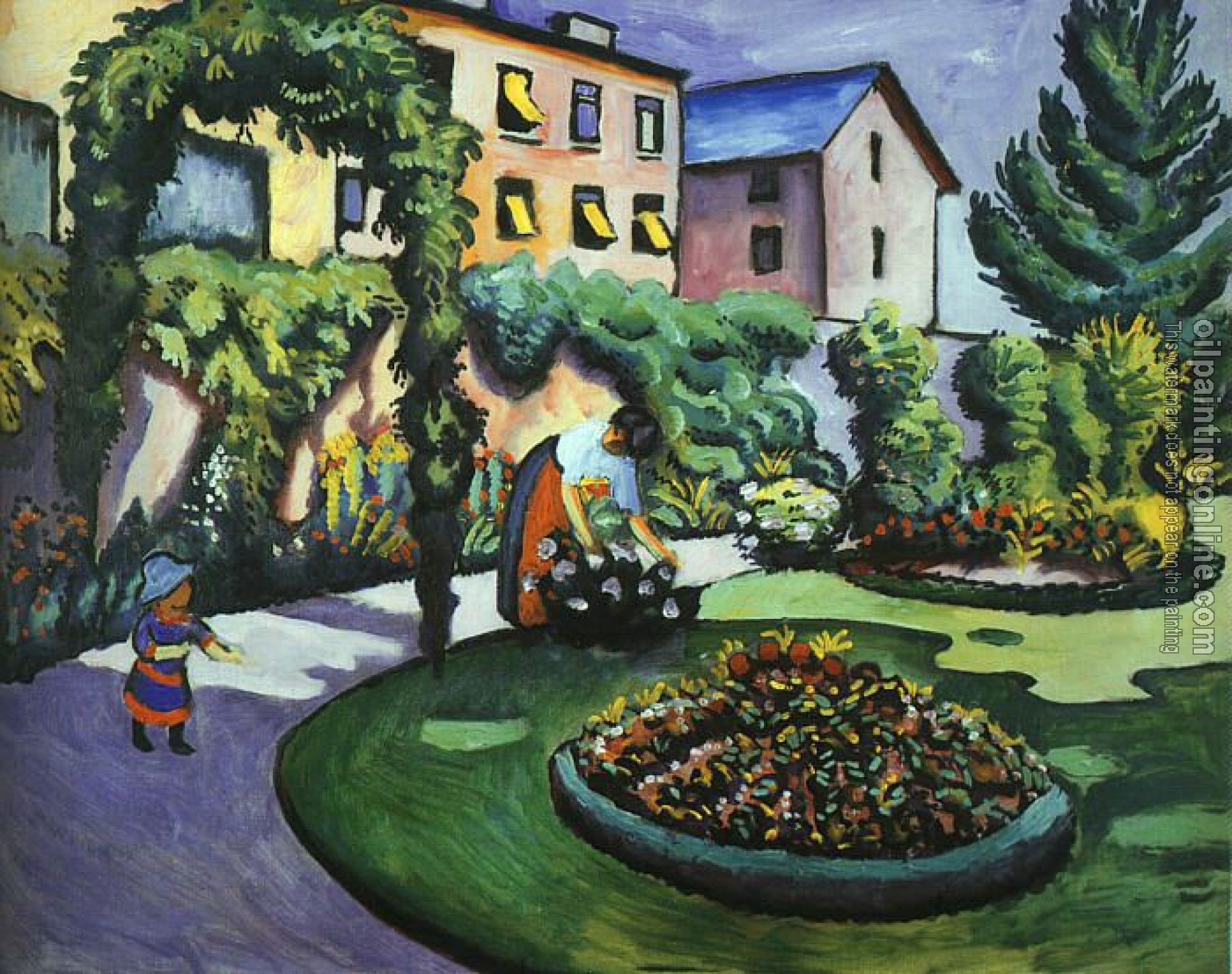 Macke, August - Oil Painting